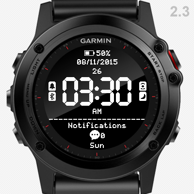 best watch face garmin forerunner 235