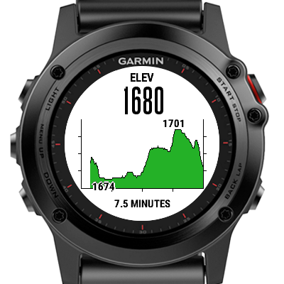 garmin fenix 5 altimeter