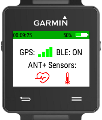 open water swimming garmin vivoactive 3