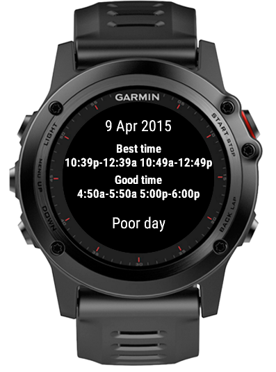 Best garmin discount watch for fishing