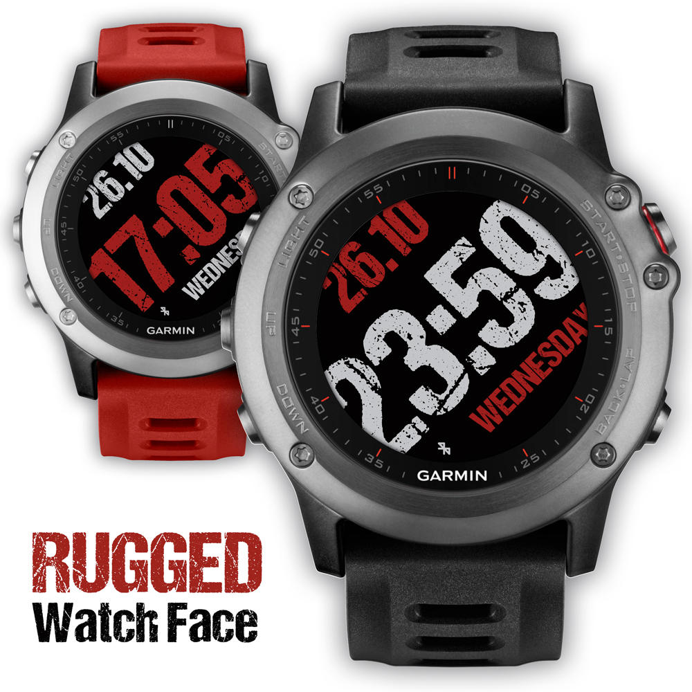 Rugged discount garmin watch