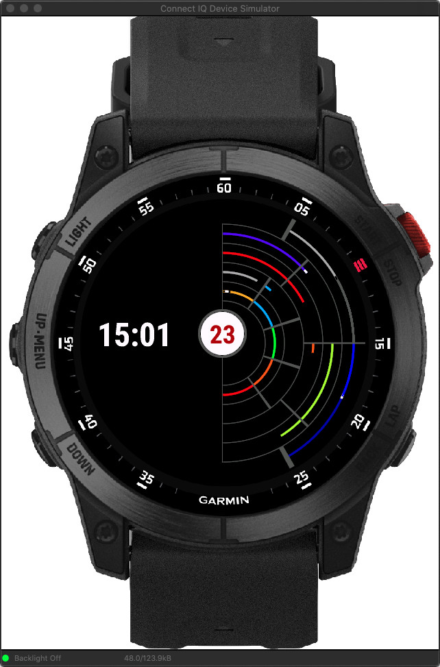 JMG WF Circular Garmin Connect IQ