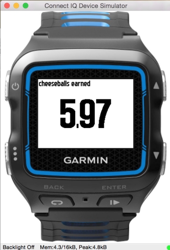 Chase the Cheese  Garmin Connect IQ