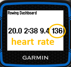 Forerunner store 235 rowing