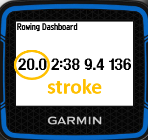 garmin vivoactive rowing