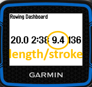 Forerunner hot sale 235 rowing