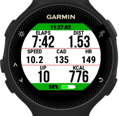garmin 735 ski