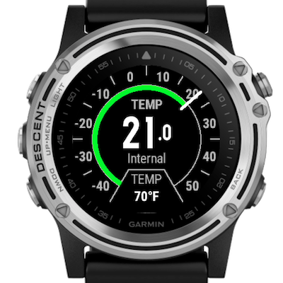 Temperature Garmin Connect IQ