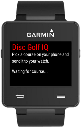 Garmin store disc golf