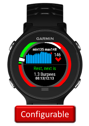 Interval training vivoactive online 3