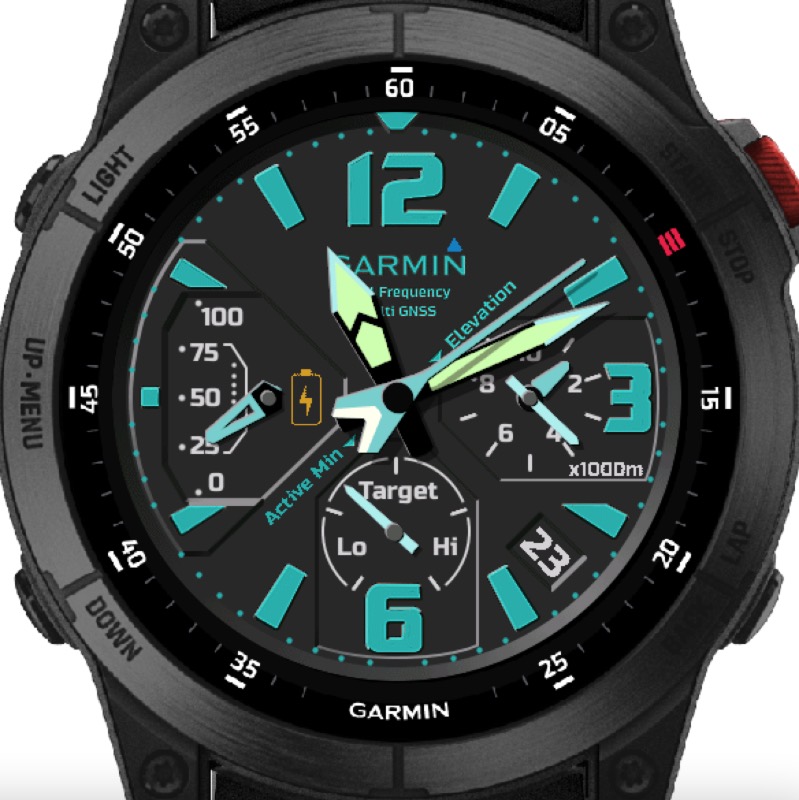 AmoPilot Blue Garmin Connect IQ