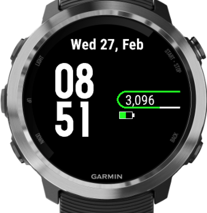 garmin watch face queued