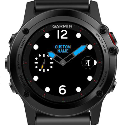 Custom Navy Diver Garmin Connect IQ