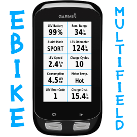 E-Bike Edge MultiField Garmin Connect IQ