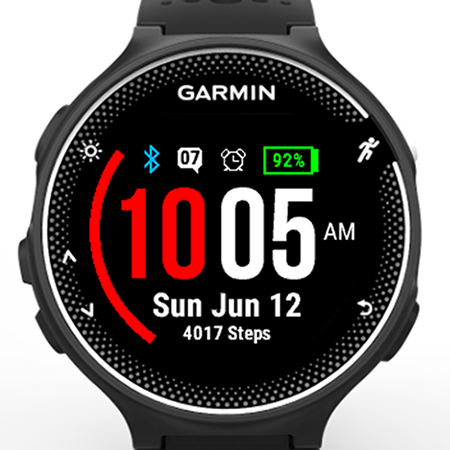 Watch faces garmin clearance 235