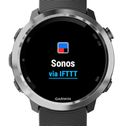 Sonos IFTTT | Garmin Connect IQ