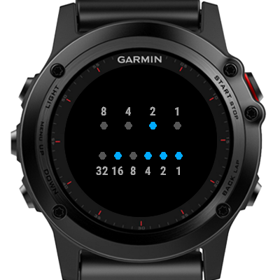 clock garmin