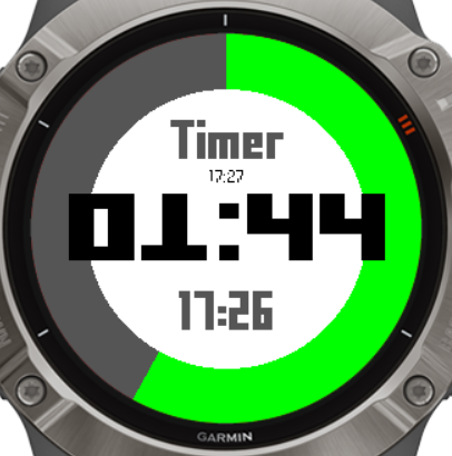 Timer Plus efficient timer and stopwatch app Garmin Connect IQ