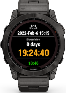 Garmin forerunner 35 countdown timer sale