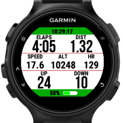 vivoactive 3 hiking app
