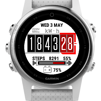 garmin watch face queued