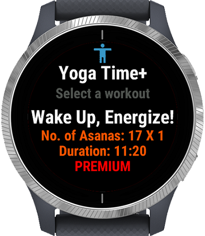 Yoga Time Garmin Connect IQ