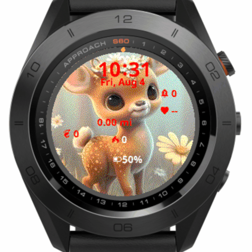 Cute Baby Dear Garmin Connect IQ