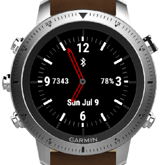 Best garmin sale analog watch face