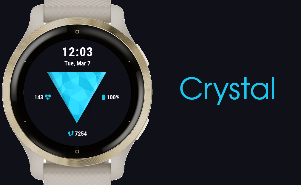 Garmin crystal 2024 watch face