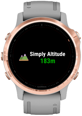 Garmin best sale vivoactive altimeter