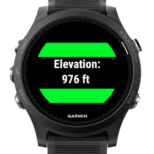 garmin forerunner 245 altimeter