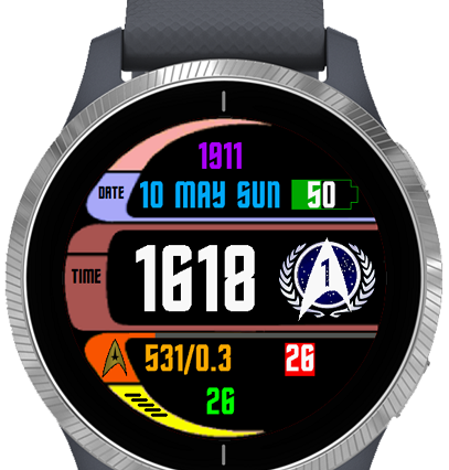 Star wars garmin online watch face