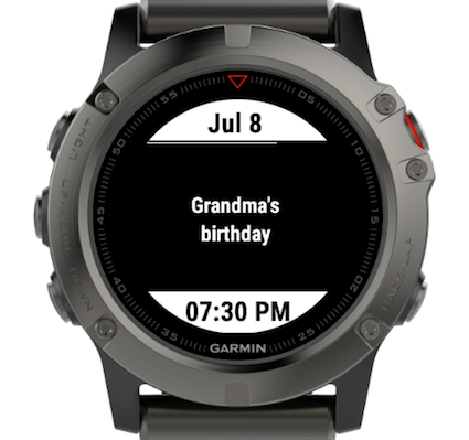 Garmin calendar widget new arrivals