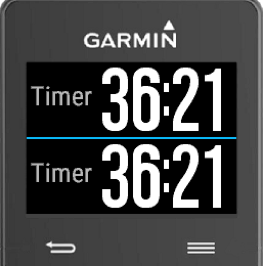 Garmin discount 735xt timer