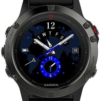 Garmin Dual Timezone Watch Face