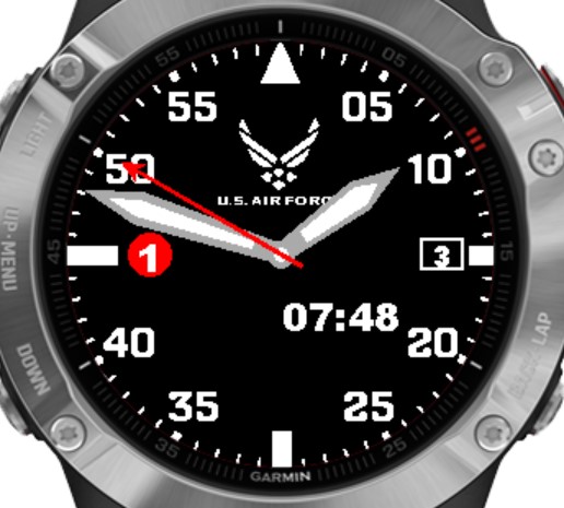 Garmin military watch outlet face