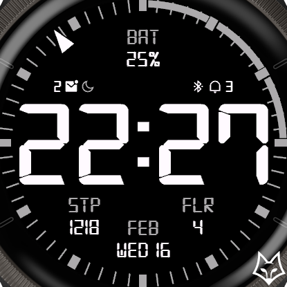 Large face store digital watch