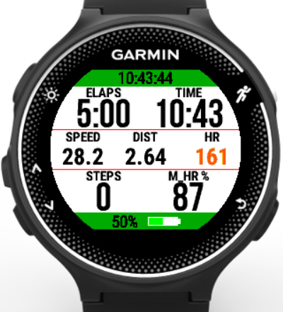 Garmin best sale cardio workout