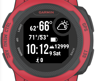 Instinct Weather Garmin Connect IQ