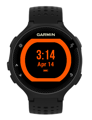 Garmin forerunner shop 235 watch face