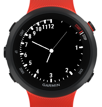 Logarithmic Watchface Garmin Connect IQ