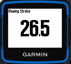 garmin vivoactive rowing