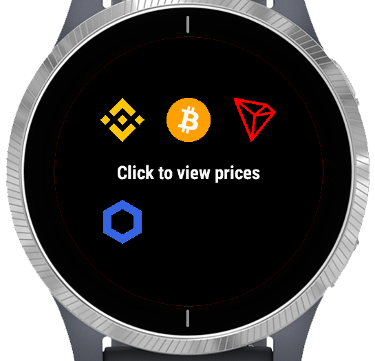 Crypto Price View Garmin Connect Iq