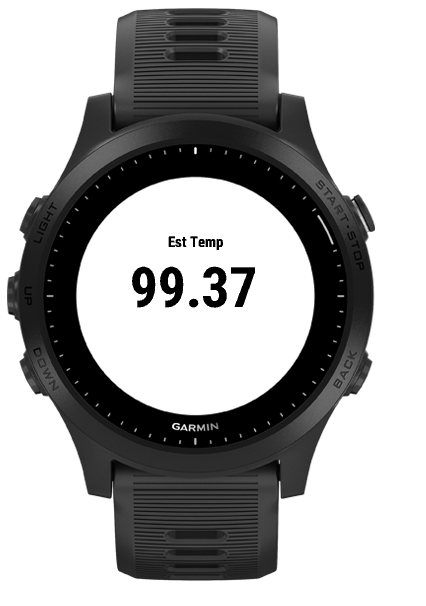 Garmin vivoactive 2024 4 body temperature