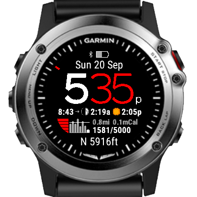 garmin fenix 3 activities