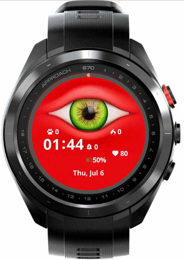 Smartwatch with 360 rotating hd online camera