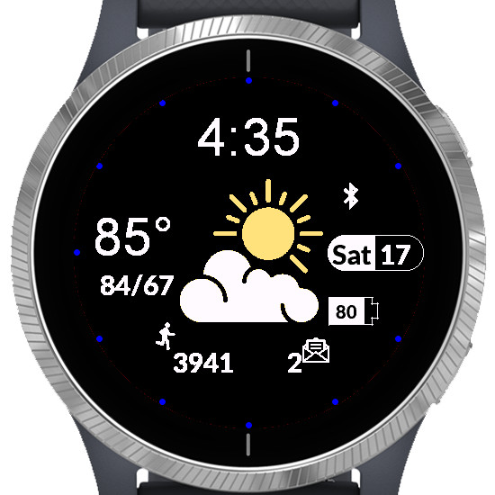 Garmin vivoactive 4s cheap weather