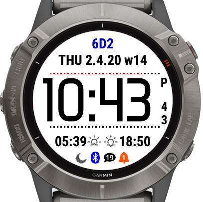 Suunto 7 watch online face