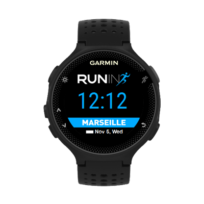 Run In Marseille - Watch Face | Garmin Connect IQ