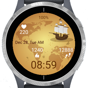 Garmin venu discount analog watch face